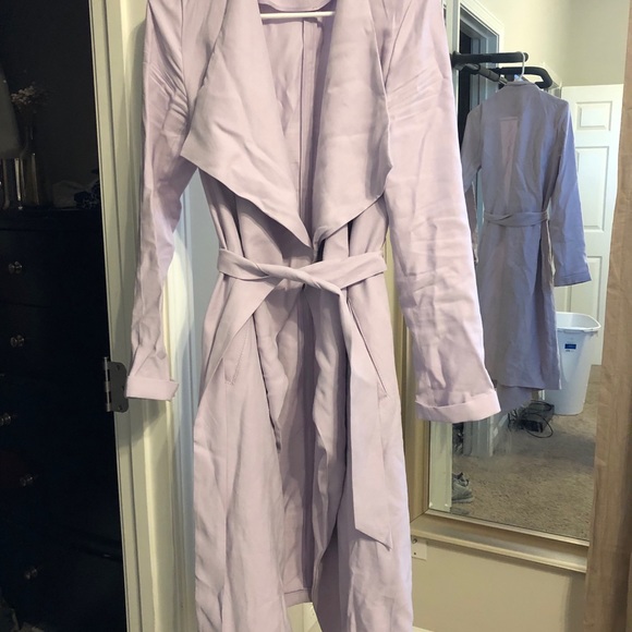 Express XS Belted Soft Trench Coat - Picture 2 of 2